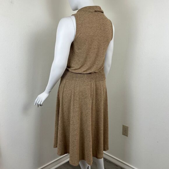 Soft Surroundings Womens Size L Tall Kerry Cowl Neck Swing Midi Pullover Dress - Picture 9 of 17